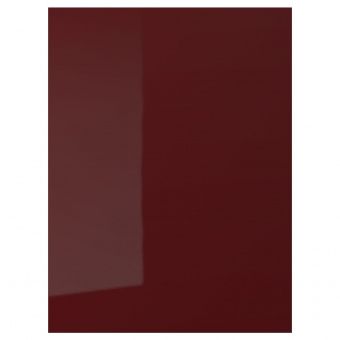 картинка КАЛЛАРП Дверь, глянцевый темный красно-коричневый, 60x80 см от магазина Wmart