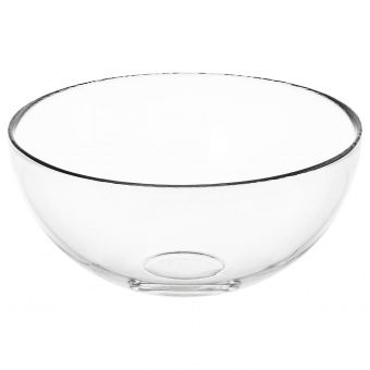 БЛАНДА Сервировочная миска, прозрачное стекло, 20 см
