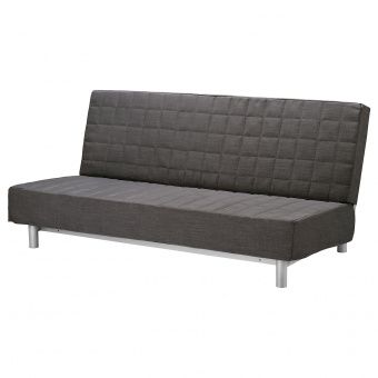 БЕДИНГЕ 3-местный диван-кровать, Шифтебу темно-серый