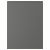 ВОКСТОРП Дверь, темно-серый, 60x80 см
