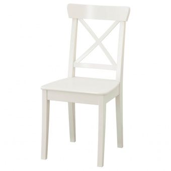 ИНГАТОРП / ИНГОЛЬФ Стол и 4 стула, белый, 155 см