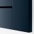 картинка ПАКС / ГРИМО Гардероб, комбинация, белый, Гримо темно-синий, 150x60x236 см от магазина Wmart