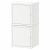 картинка ЛИКСГУЛЬТ Комбинация д/хранения, белый, белый, 25x25x50 см от магазина Wmart