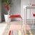 картинка IKEA 90225929 АДДЕ стул красный/белый от магазина Wmart