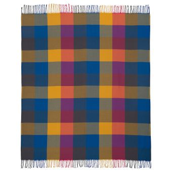 картинка ДАГНХИЛЬД Плед, клетка, разноцветный, 150x200 см от магазина Wmart