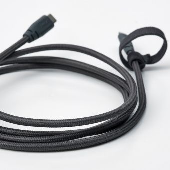 картинка ЛИЛЛЬХУЛЬТ Кабель с разъемами USB-C, темно-серый, 1.5 м от магазина Wmart