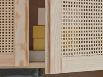 картинка ИВАР Стеллаж с дверцами, сосна, 259x30x226 см от магазина Wmart
