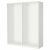 картинка ПАКС 2 каркаса гардеробов, белый, 200x58x236 см от магазина Wmart