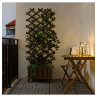 картинка ЛЕДЛЬЮС Гирлянда, 12 светодиодов, для сада, с батарейным питанием черный от магазина Wmart