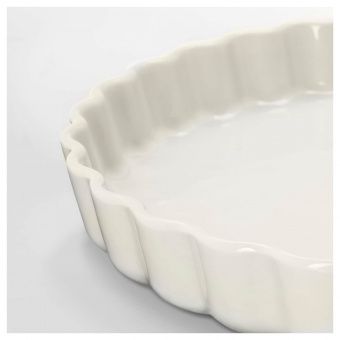 ВАРДАГЕН Форма для открытого пирога, белый с оттенком, 32 см