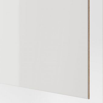 картинка ПАКС / ХОККСУНД Гардероб, комбинация, белый, глянцевый светло-серый, 150x66x236 см от магазина Wmart