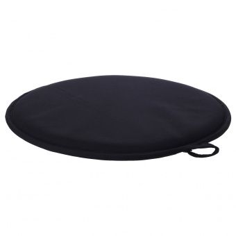 ЦИЛЛА Подушка на стул, черный, 34 см