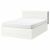 картинка БРИМНЭС Кровать с подъемным механизмом, белый, 160x200 см от магазина Wmart