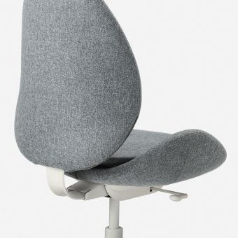 картинка ХАТТЕФЬЕЛЛЬ Рабочий стул, Гуннаред классический серый от магазина Wmart