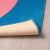 картинка ГРАСИОС Ковер, розовый, синий, 133x160 см от магазина Wmart