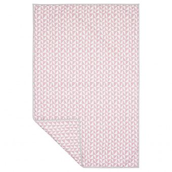 картинка LURVIG ЛУРВИГ Одеяло - розовый/треугольник 100x150 см от магазина Wmart