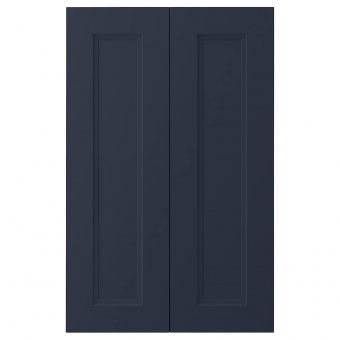 картинка АКСТАД Дверца д/напольн углового шк, 2шт, матовая поверхность синий, 26x80 см от магазина Wmart