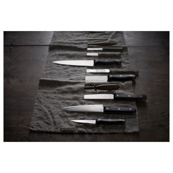 ВАРДАГЕН Нож поварской, темно-серый, 20 см