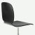 картинка СВЕН-БЕРТИЛЬ Рабочий стул, черный, Бальсбергет белый от магазина Wmart