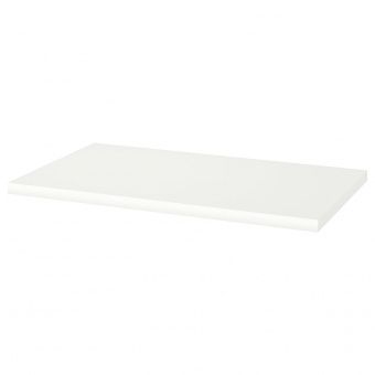 картинка ЛИННМОН Столешница, белый, 100x60 см от магазина Wmart