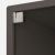 картинка ЭКЕТ Навесной шкаф со стеклянной дверью, темно-серый, 35x35x35 см от магазина Wmart