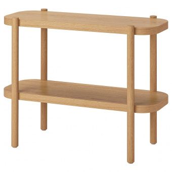 картинка LISTERBY ЛИСТЕРБИ Консольный стол - белая морилка дуб 92x38x71 см от магазина Wmart