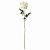 картинка СМИККА Цветок искусственный, роза, белый, 75 см от магазина Wmart