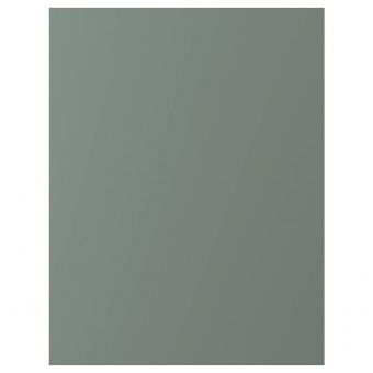 БОДАРП Накладная панель, серо-зеленый, 62x80 см