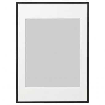 картинка LOMVIKEN ЛОМВИКЕН Рама - черный 50x70 см от магазина Wmart