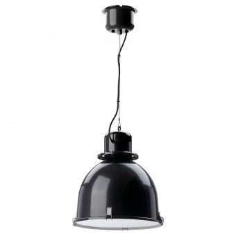 картинка SVARTNORA СВАРТНОРА Подвесной светильник - черный 38 см от магазина Wmart