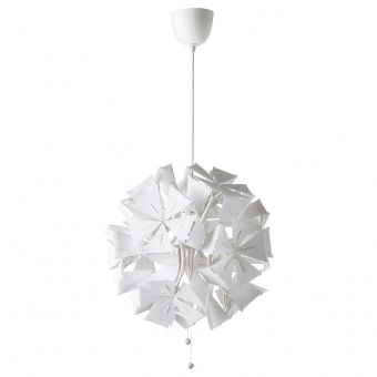 картинка РАМСЕЛЕ Подвесной светильник, геометрический, белый, 43 см от магазина Wmart