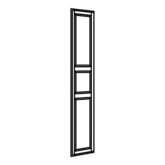 ТИССЕДАЛЬ Дверь, белый, 50x229 см
