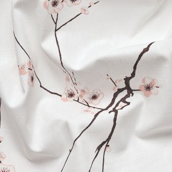 картинка РЁДЛЁНН Гардины, 2 шт., белый, цветок, 145x300 см от магазина Wmart