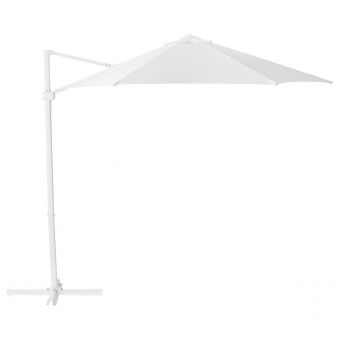 ХЁГЁН Зонт от солнца, подвесной, белый, 270 см