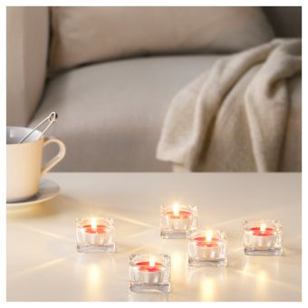 СИНЛИГ Свеча греющая ароматическая, Красные садовые ягоды, красный