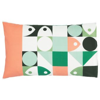 картинка МУССЕЛЬБЛОММА Чехол на подушку, разноцветный, 40x65 см от магазина Wmart