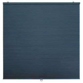 картинка ХОППВАЛС Затемняющие сотовидные жалюзи, синий, 140x155 см от магазина Wmart