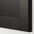 картинка ЛЕРХЮТТАН Дверь, черная морилка, 60x80 см от магазина Wmart