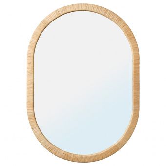 картинка ОППХЕМ Зеркало, ротанг, 54x77 см от магазина Wmart