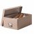 картинка ЧУГ Коробка с крышкой, темно-бежевый, 25x36x15 см от магазина Wmart