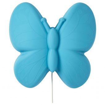 картинка УППЛИСТ Бра, светодиодный, бабочка голубой от магазина Wmart