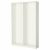 картинка ПАКС 2 каркаса гардеробов, белый, 150x35x236 см от магазина Wmart