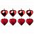 картинка VINTER 2021 ВИНТЕР 2021 Украшение подвесное - в форме сердца красный от магазина Wmart