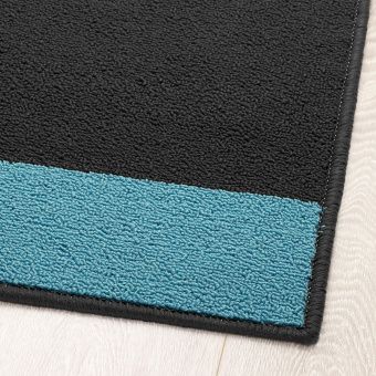 картинка СТАВН Придверный коврик, серый, синий, 60x80 см от магазина Wmart