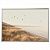 картинка BJÖRKSTA БЬЁРКСТА Картина с рамой - Птицы над берегом/цвет алюминия 140x100 см от магазина Wmart