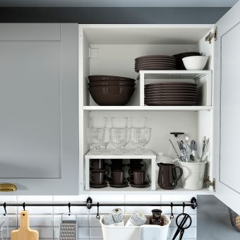 картинка КНОКСХУЛЬТ Кухня, серый, 120x180x265 см от магазина Wmart