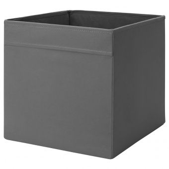 картинка DRÖNA ДРЁНА Коробка - темно-серый 33x38x33 см от магазина Wmart