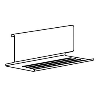КУНГСФОРС Подставка для планшета, нержавеющ сталь, 26x12 см