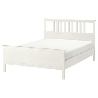 картинка HEMNES ХЕМНЭС Каркас кровати - белая морилка 180x200 см от магазина Wmart