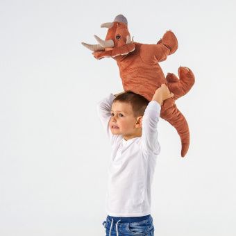 картинка ЙЭТТЕЛИК Мягкая игрушка, динозавр, Трицератопс, 69 см от магазина Wmart